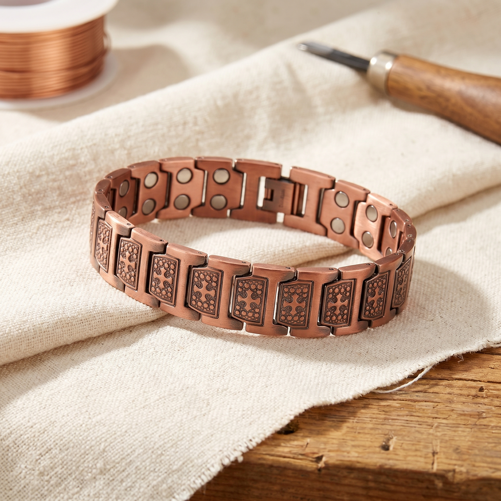 Klara’s Gale Herren-Kupferarmband