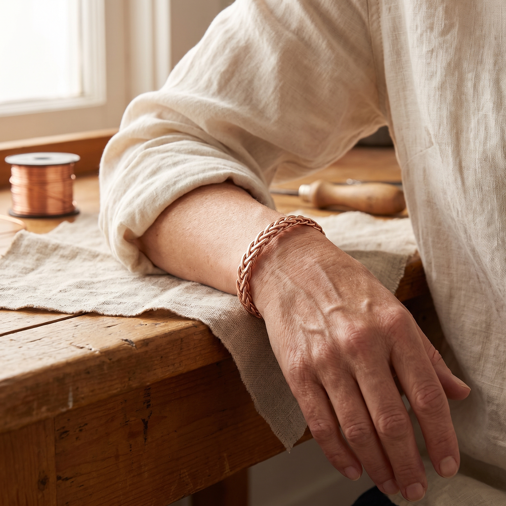 Klara’s Brombeere Kupferarmband