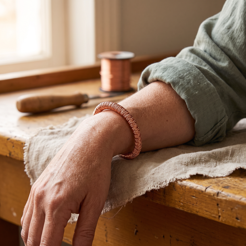Klara’s Fjord Kupfer-Manschettenarmband