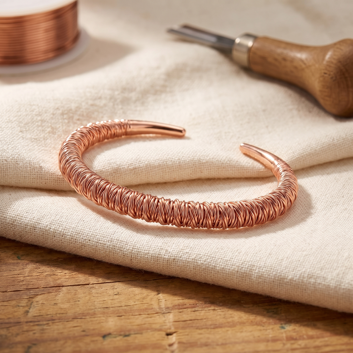 Klara’s Fjord Kupfer-Manschettenarmband