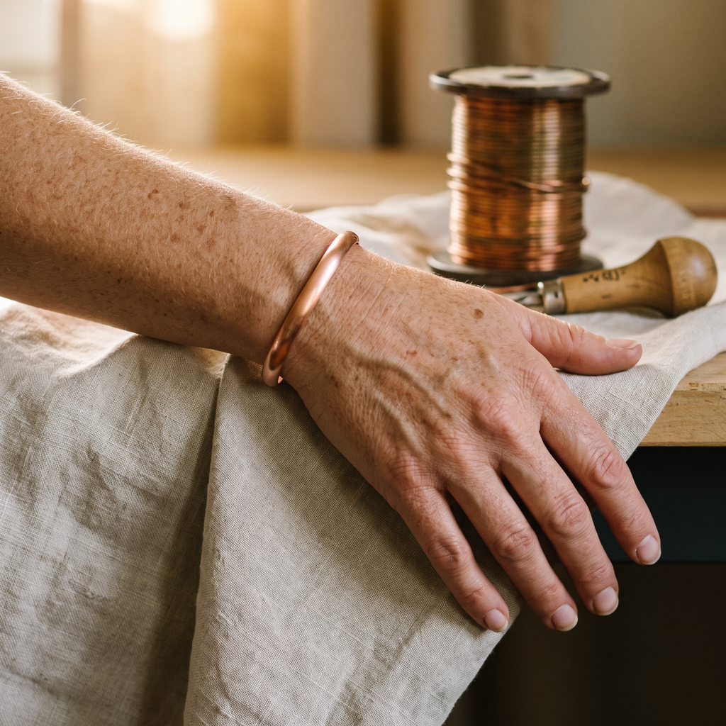 Klara's Fließen Kupferarmband
