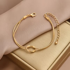 Twist Knot Chain Bracelet