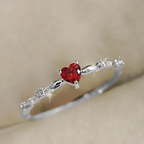 Ruby Heart Ring