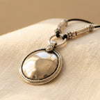 Silver Tribal Medallion Necklace