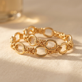 Contrasting Statement Chain Bracelet