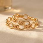 Contrasting Statement Chain Bracelet